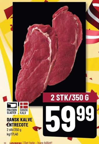 Løvbjerg DANSK KALVE ENTRECOTE tilbud