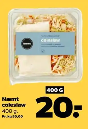 Netto Næmt coleslaw 400 g. tilbud