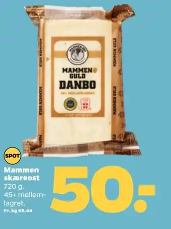 Netto MAMMEN skæreost tilbud