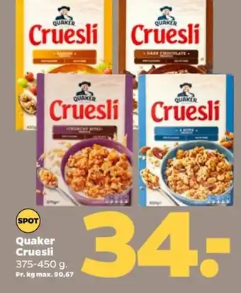 Netto Quaker Cruesli tilbud