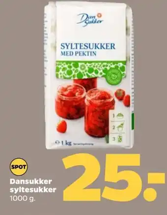 Dansukker syltesukker 1000 g.