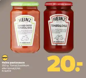 Netto Heinz pastasauce 350 g. tilbud