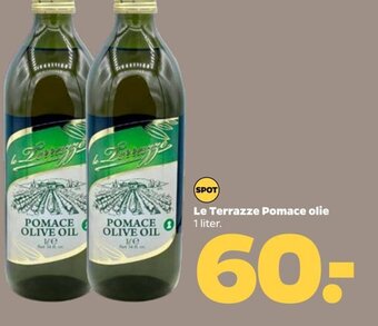 Netto Le Terrazze Pomace olie 1 liter. tilbud