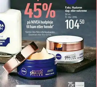Føtex Hyaluron dag- eller natcreme tilbud