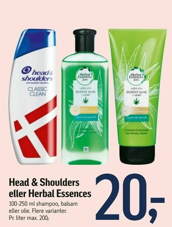 Føtex Head & Shoulders eller Herbal Essences tilbud