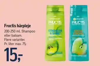 Føtex Fructis hårpleje tilbud