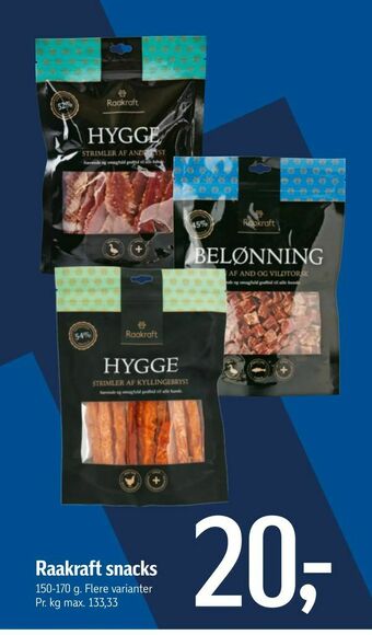 Føtex Raakraft snacks tilbud