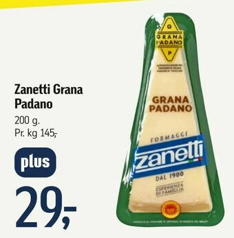 Føtex Zanetti Grana Padano tilbud