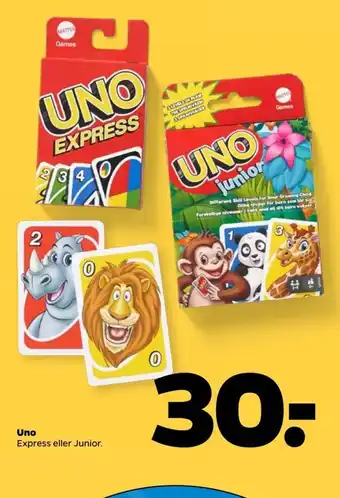 Netto Uno Express eller Junior. tilbud