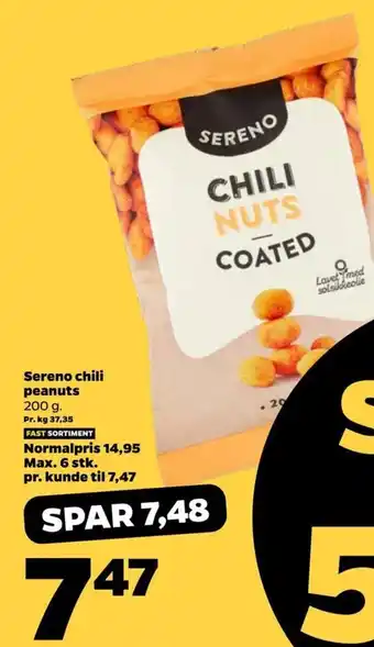 Sereno chili peanuts