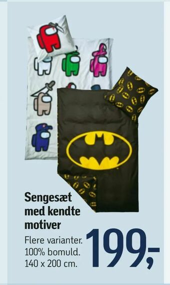 Føtex Sengesæt med kendte motiver tilbud