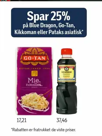 Føtex Blue Dragon, Go-Tan, Kikkoman eller Pataks asiatisk tilbud