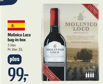 Føtex Molinico Loco bag-in-box tilbud