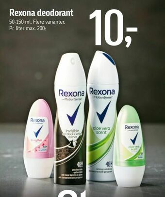 Føtex Rexona deodorant tilbud
