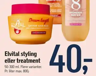 Føtex Elvital styling eller treatment tilbud