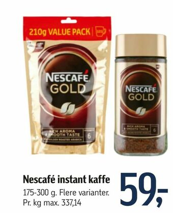Føtex Nescafé instant kaffe tilbud