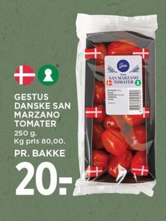 GESTUS DANSKE SAN MARZANO TOMATER