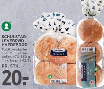 MENY SCHULSTAD LEVEBRØD HVEDEBRØD tilbud
