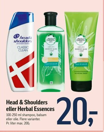 Føtex Head & Shoulders eller Herbal Essences tilbud