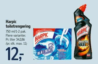 Føtex Harpic toiletrengøring tilbud