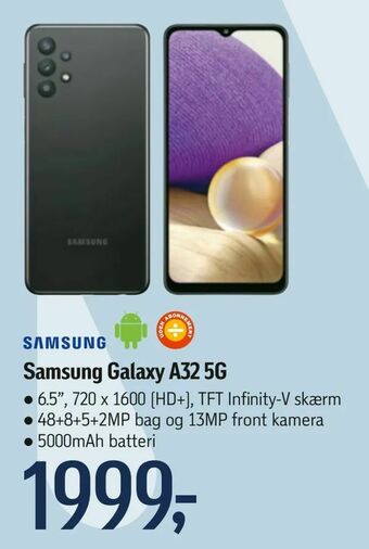 Føtex Samsung Galaxy A32 5G tilbud