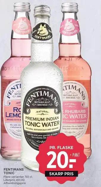 MENY FENTIMANS TONIC tilbud