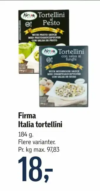 Firma Italia tortellini