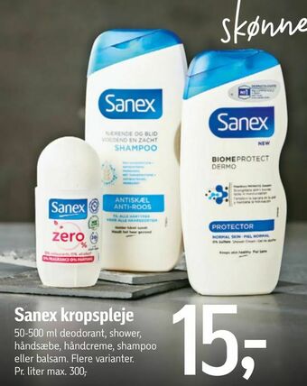 Føtex Sanex kropspleje tilbud