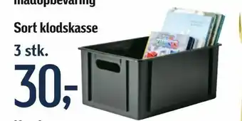 Sort klodskasse