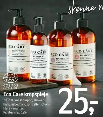 Eco Care kropspleje