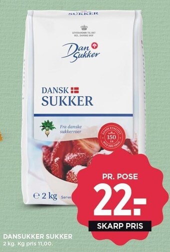 MENY Dansukker sukker tilbud