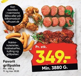 Bilka Favorit grillpakke tilbud