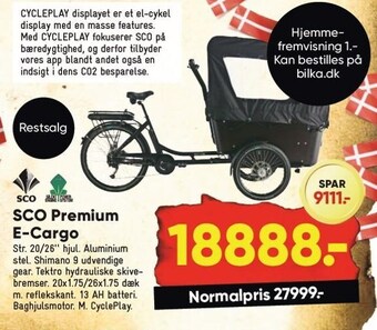 Bilka Sco premium e-cargo tilbud
