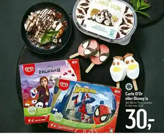 Føtex Carte D'Or eller Disney is tilbud