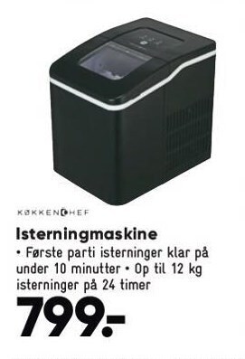 Bilka Køkkenchef isterningmaskine tilbud