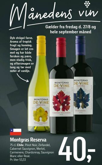 Føtex Montgras Reserva tilbud