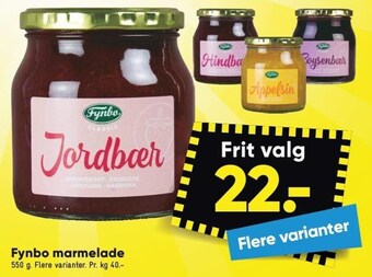 Bilka Fynbo marmelade tilbud