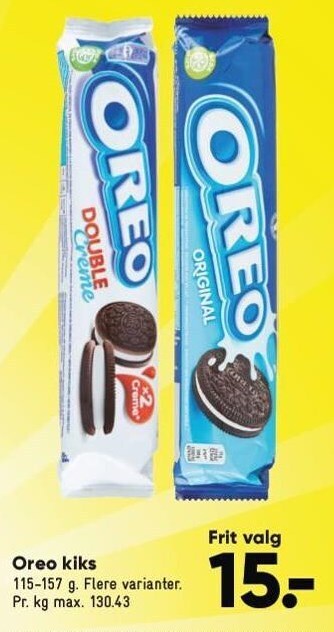 Bilka Oreo kiks tilbud