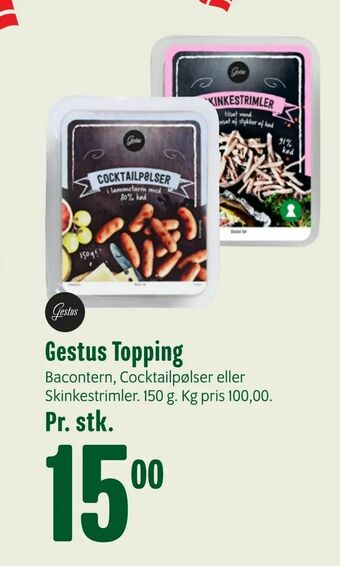 Min Købmand Gestus Topping tilbud