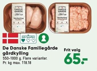 Bilka De danske familiegårde gårdkylling tilbud