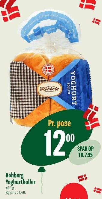 Min Købmand Kohberg Yoghurtboller tilbud