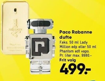 Bilka Paco rabanne dufte tilbud