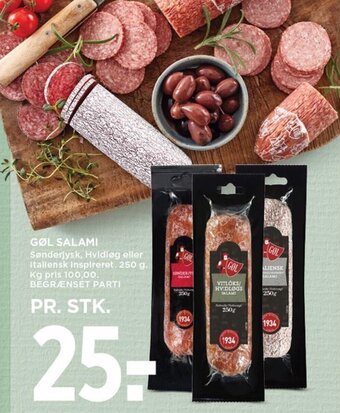 MENY GØL SALAMI tilbud