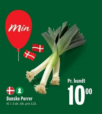Min Købmand Danske Porrer tilbud