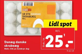 Lidl Danæg danske skrabeæg tilbud