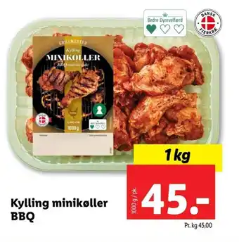 Lidl Kylling minikøller BBQ tilbud