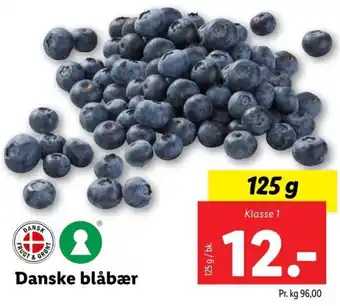 Lidl Danske blåbær tilbud