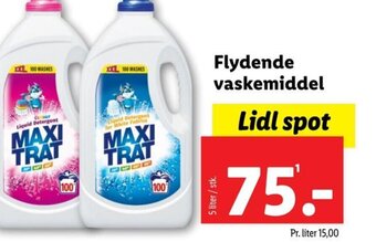 Lidl Flydende vaskemiddel tilbud