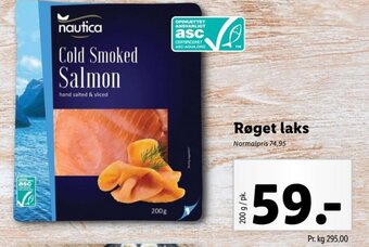 Lidl Røget laks tilbud