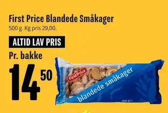 Min Købmand First Price Blandede Småkager tilbud